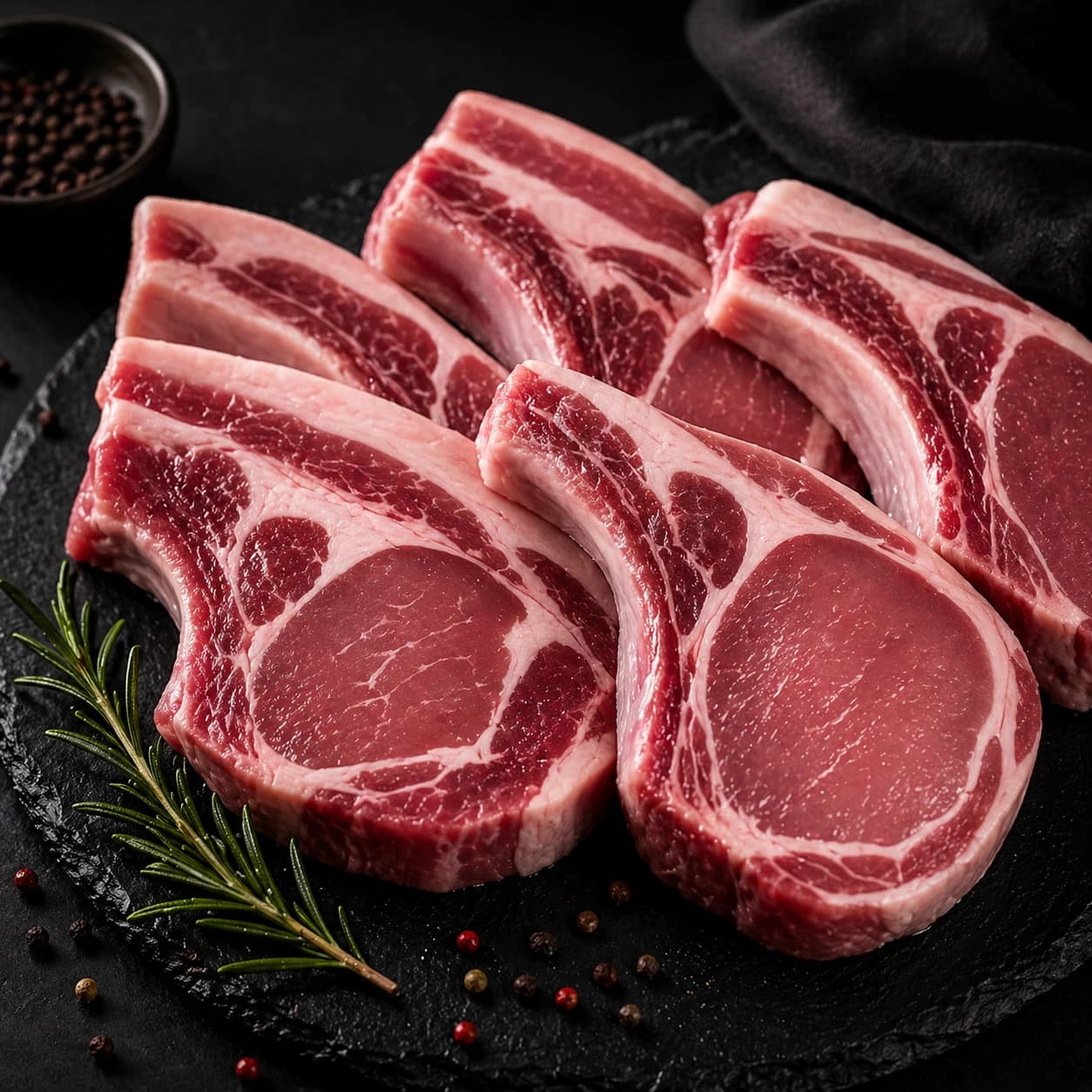 16oz 100% Berkshire (Kurobuta) Pork Cap on Pork Chop