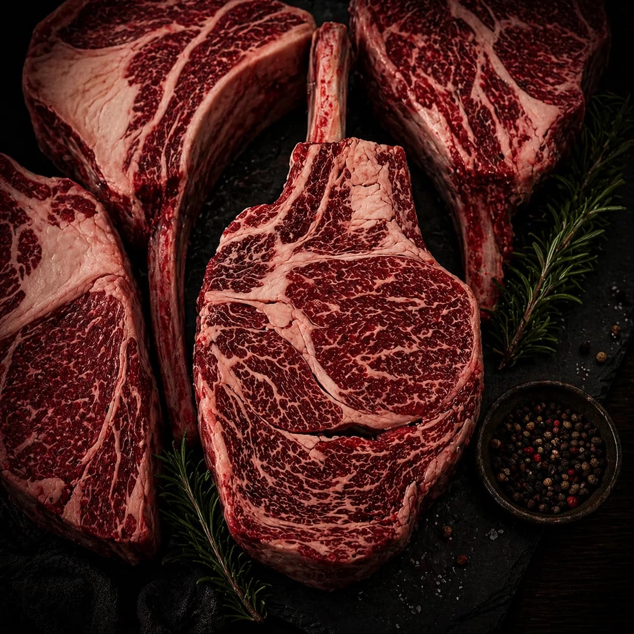 32 to 34 oz Wagyu Tomahawk Ribeye MS 4-5