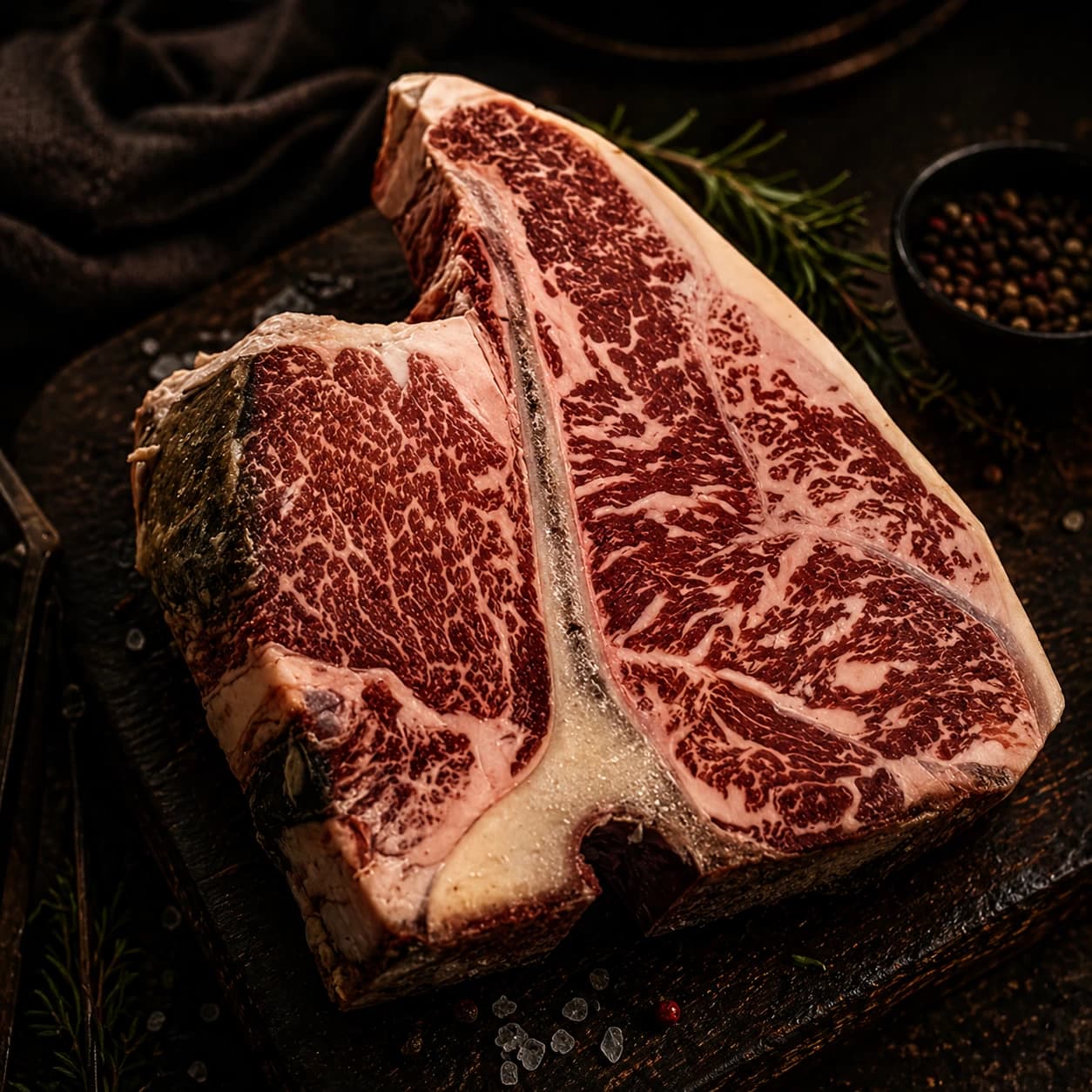 32 oz DRY AGED 50+ DAYS USDA "HAND SELECTED-UPPER" PRIME BLACK ANGUS PORTERHOUSE