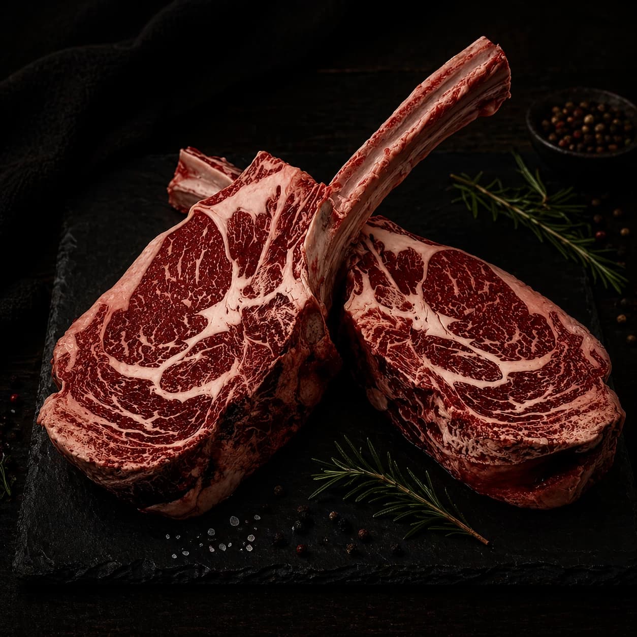 48 oz USDA (Hand Selected Upper) Prime Black Angus Tomahawk Ribeye