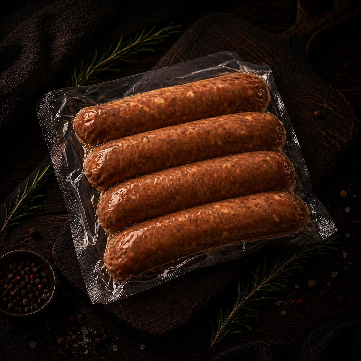 Elk with Apples, Pears and Port Wine - Chateau Royal Gourmet Sausage